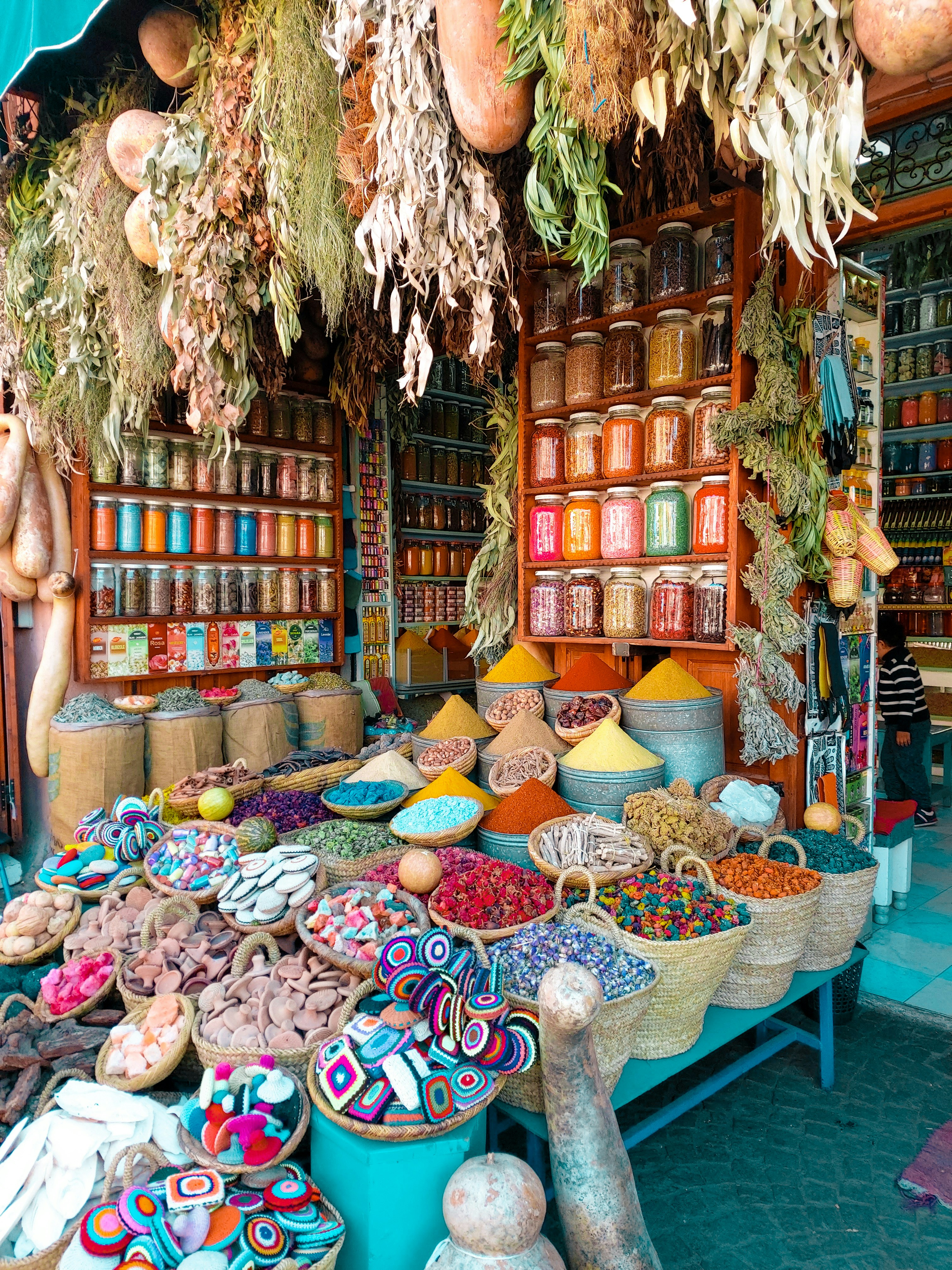 Marrakech souk-spices market